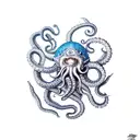 kraken tattoo design idea