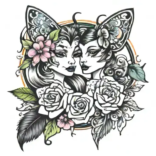Kayla and Jaydne tattoo design idea