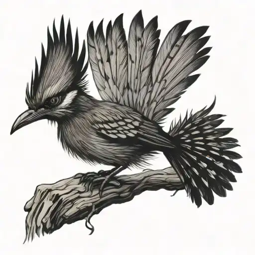 roadrunner tattoo design idea