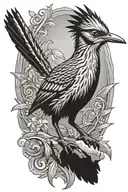 roadrunner tattoo design idea