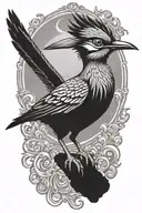 roadrunner tattoo design idea