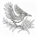 road runner tattoo design idea