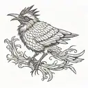 road runner tattoo design idea