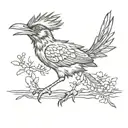 road runner tattoo design idea