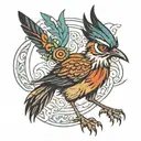 roadrunner tattoo design idea