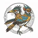 roadrunner tattoo design idea