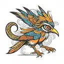 roadrunner tattoo design idea
