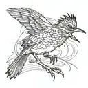 roadrunner tattoo design idea