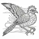 roadrunner tattoo design idea