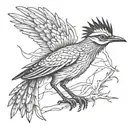 roadrunner tattoo design idea