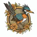 roadrunner tattoo design idea