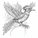 road runner tattoo design idea