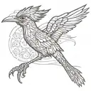 road runner tattoo design idea