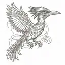 road runner tattoo design idea