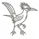 road runner tattoo design idea