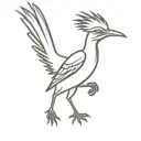 road runner tattoo design idea