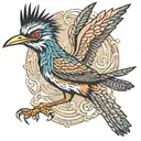 roadrunner running tattoo design idea