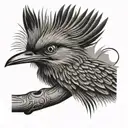 roadrunner tattoo design idea