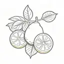 LEMON tattoo design idea