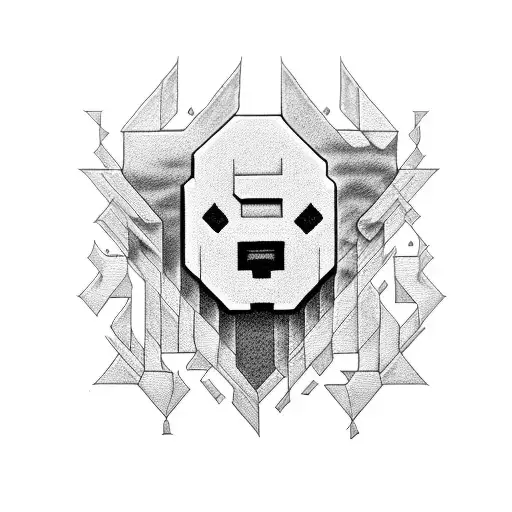 Minecraft tattoo design idea