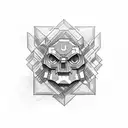 Minecraft tattoo design idea