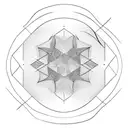 lines waved tattoo design idea