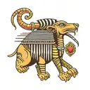 king tut Anubis and Egyptian beetle tattoo design idea