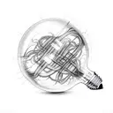 a light bulb that came on tattoo design idea