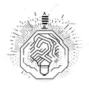 a light bulb that came on tattoo design idea