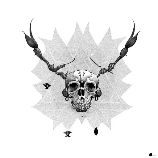 Flea tattoo design idea