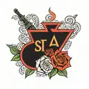DELTA SIGMA PHI tattoo design idea