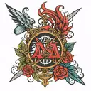 DELTA SIGMA PHI FRATERNITY tattoo design idea