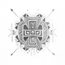 inca tattoo design idea