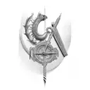 24, 22 in Roman numerals tattoo design idea