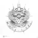 24, 22 in Roman numerals tattoo design idea