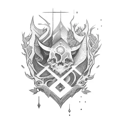 five brothee tattoo design idea