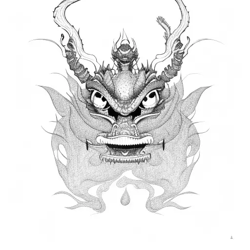 Mushu  tattoo design idea