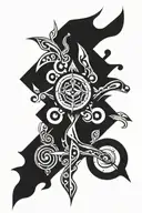 nakshatra tattoo design idea