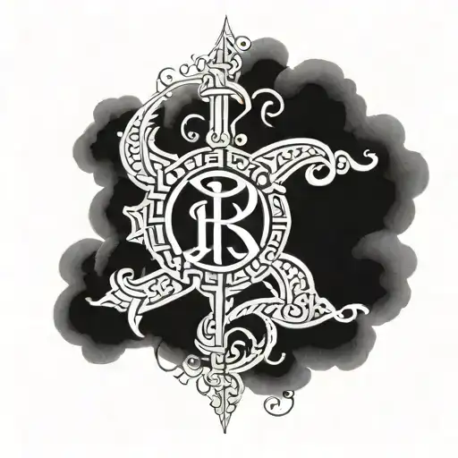 Inner forearm tatoo with symbols and latin text for the 4 Stoicism virtues (prudentia, iustitia, fortitudo,temperantia) tattoo design idea