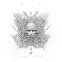 albert hoffman lsd molecule tattoo design idea