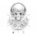 albert hoffman lsd molecule tattoo design idea