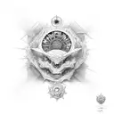 albert hoffman lsd molecule tattoo design idea