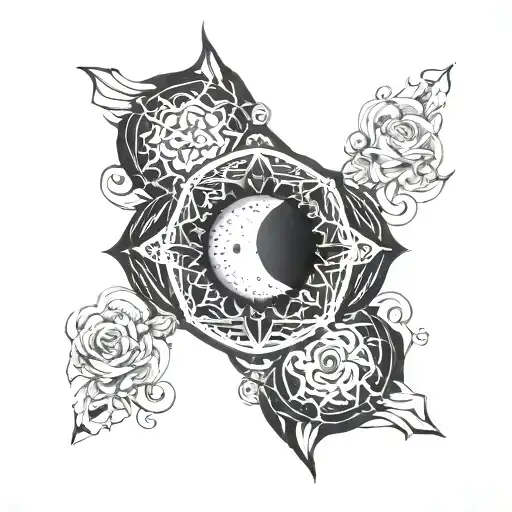 enlightenment, awakening tattoo design idea