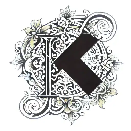 "I XXIX MMI" in serif with "mya jonei" in the middle of it in script tattoo design idea