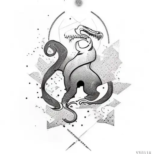 Tattoo inspired by Drake song "You & The 6" tattoo design idea