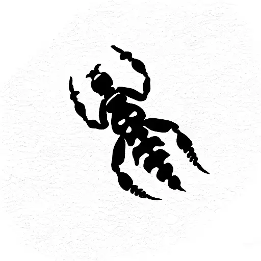 Scorpio tattoo design idea