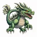 haku dragon from spirited away tattoo design idea
