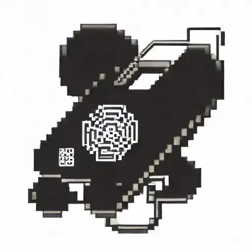A pixel art representation of a computer mouse with 'MATTIA' written on the scroll wheel tattoo design idea