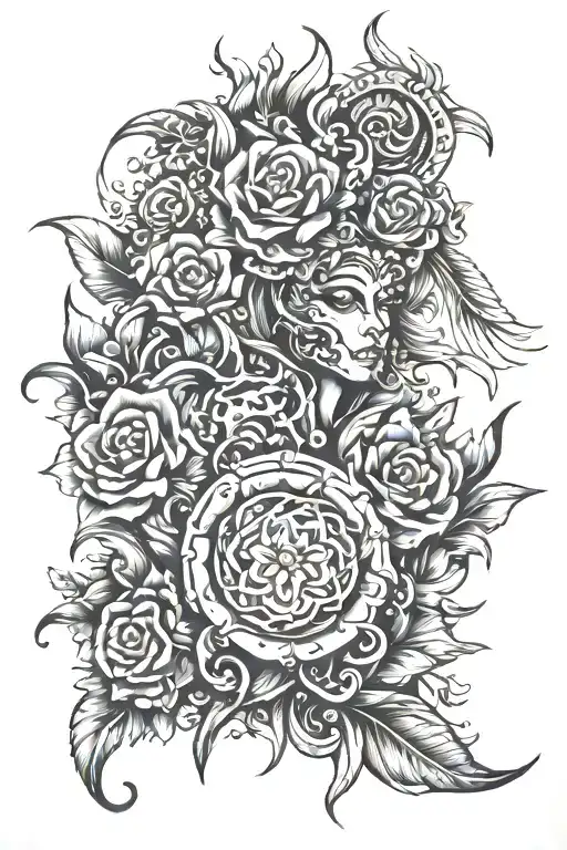 surrender to win   tattoo design idea