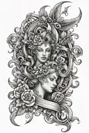 surrender to win   tattoo design idea